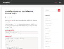 Tablet Screenshot of peterkieser.com